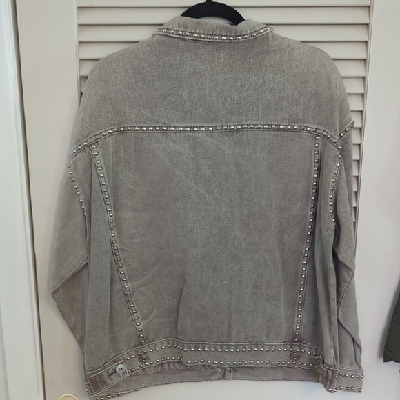 POL Gray Denim Jacket New - Picture 6 of 7